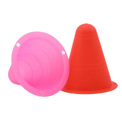 10 Pcs/Set Skate Marker Training Road Cones for Roller and Football Soccer