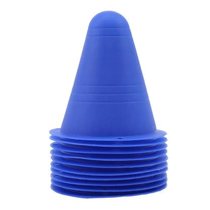 10 Pcs/Set Skate Marker Training Road Cones for Roller and Football Soccer