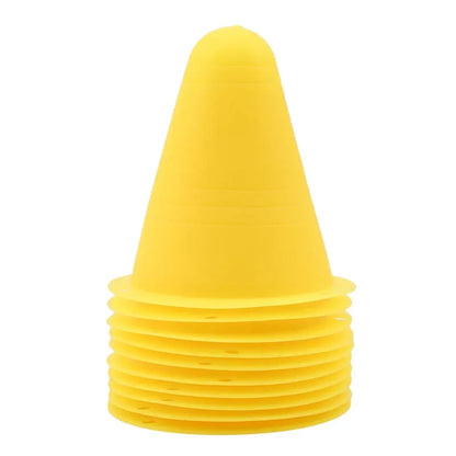 10 Pcs/Set Skate Marker Training Road Cones for Roller and Football Soccer