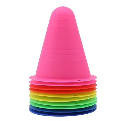 10 Pcs/Set Skate Marker Training Road Cones for Roller and Football Soccer