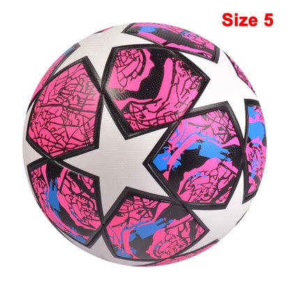 1PC Soccer Ball Standard Size 5 Seamless Wear Resistant Outdoor League Sports Football Training Match Football Futbol Voetbal