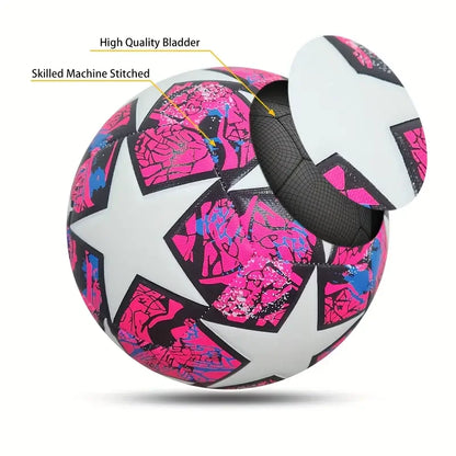 1pc PU Classic Ball Professional Soccer Ball - Official Size 5 - Perfect for Outdoor Training & Entertainment
